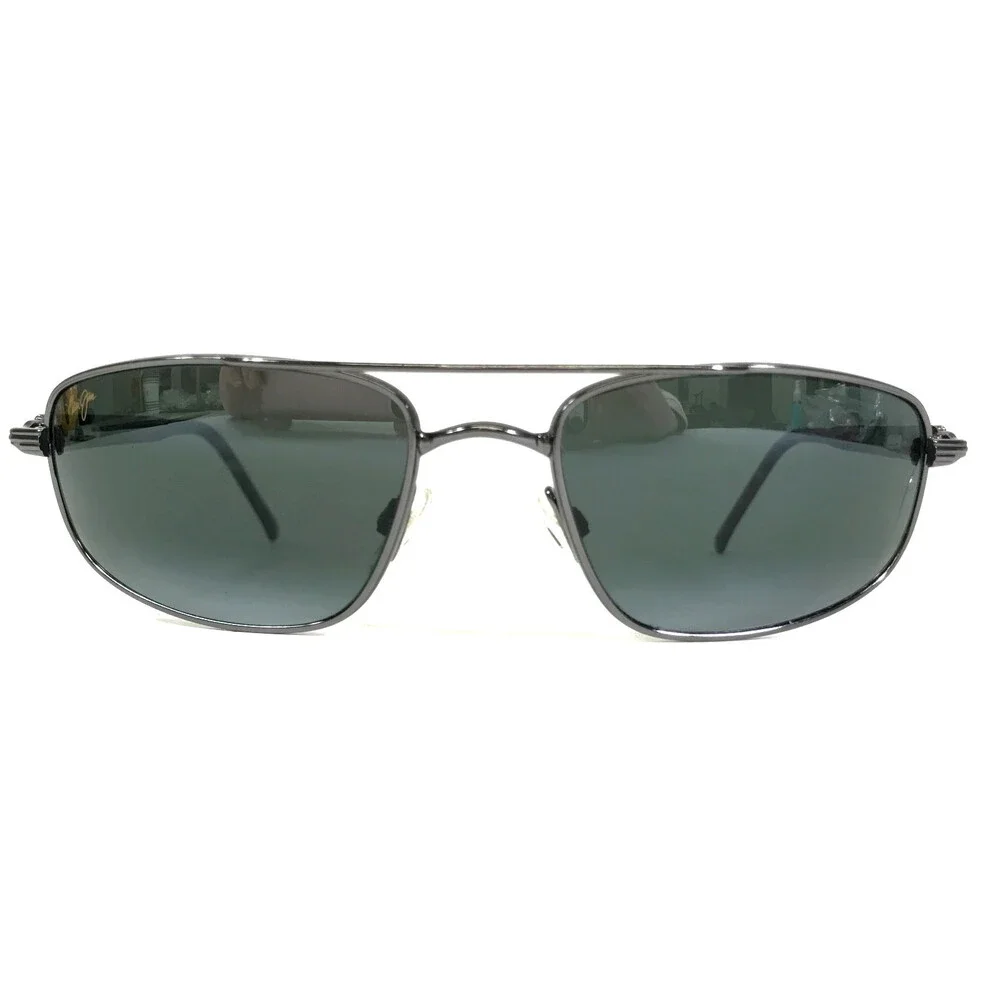 Maui Jim Sunglasses KAHUNA MJ-162-02 Gunmetal Frames with Neutral Gray Lenses